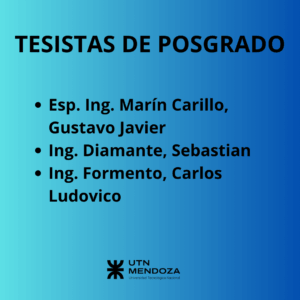 PRÓXIMAS DEFENSAS DE TESIS DE POSGRADO