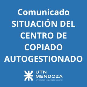 NOTA ACLARATORIA SOBRE LA SITUACIÓN DEL CENTRO DE COPIADO AUTOGESTIONADO