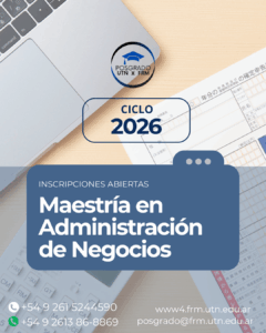 INSCRIBITE A NUESTRA MAESTRÍA EN ADMINISTRACIÓN DE NEGOCIOS