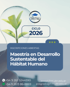 INSCRIBITE A NUESTRA MAESTRÍA EN DESARROLLO DEL HÁBITAT HUMANO