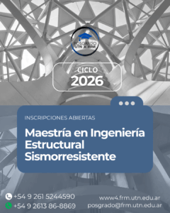 INSCRIBITE A NUESTRA MAESTRÍA EN INGENIERÍA ESTRUCTURAL SISMORRESISTENTE